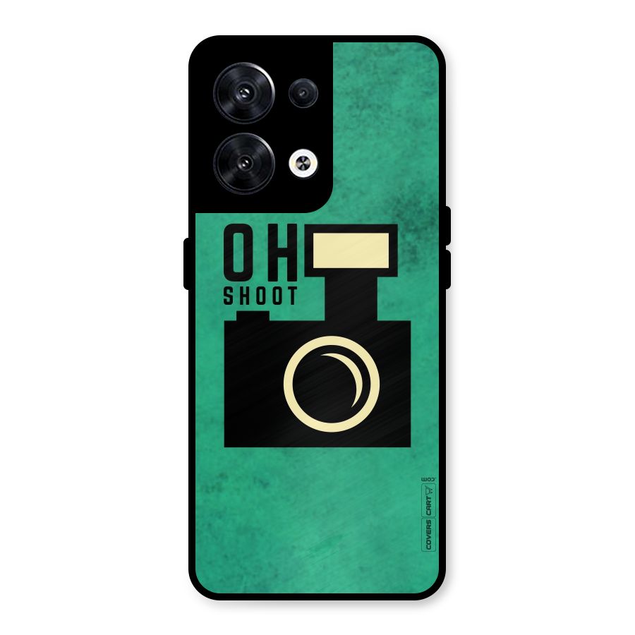 Oh Shoot Metal Back Case for Oppo Reno8 5G