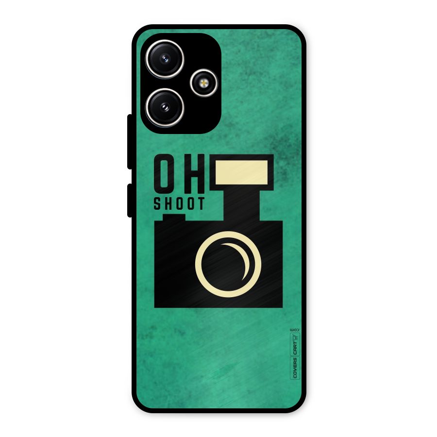Oh Shoot Metal Back Case for Poco M6 Pro