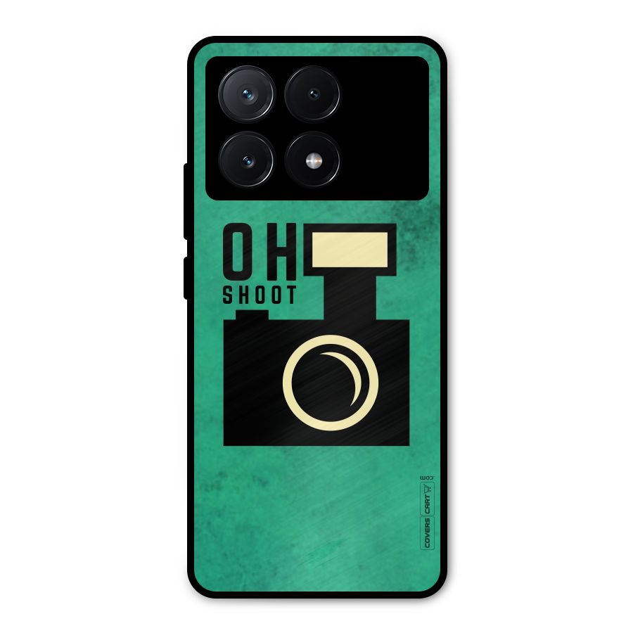 Oh Shoot Metal Back Case for Poco X6 Pro