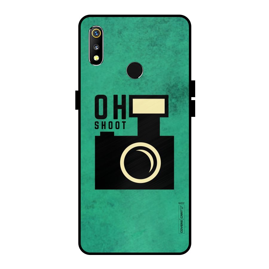 Oh Shoot Metal Back Case for Realme 3