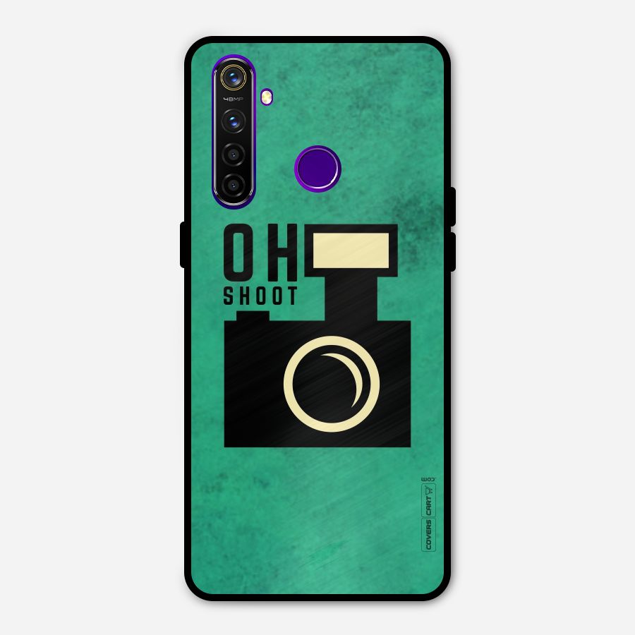 Oh Shoot Metal Back Case for Realme 5 Pro