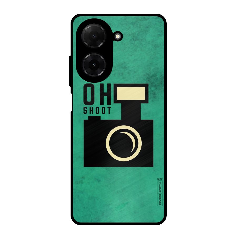 Oh Shoot Metal Back Case for Redmi A5 4G