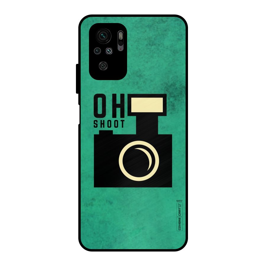 Oh Shoot Metal Back Case for Redmi Note 10S