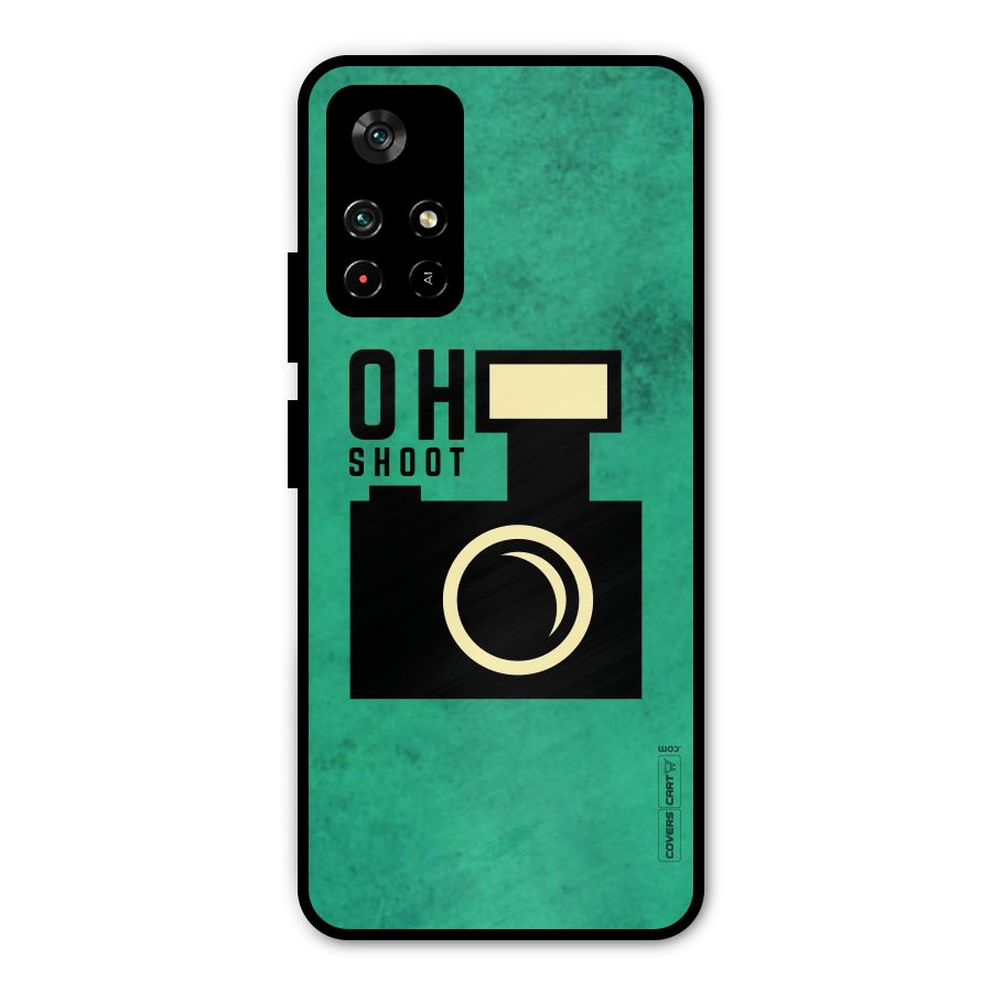 Oh Shoot Metal Back Case for Redmi Note 11T 5G