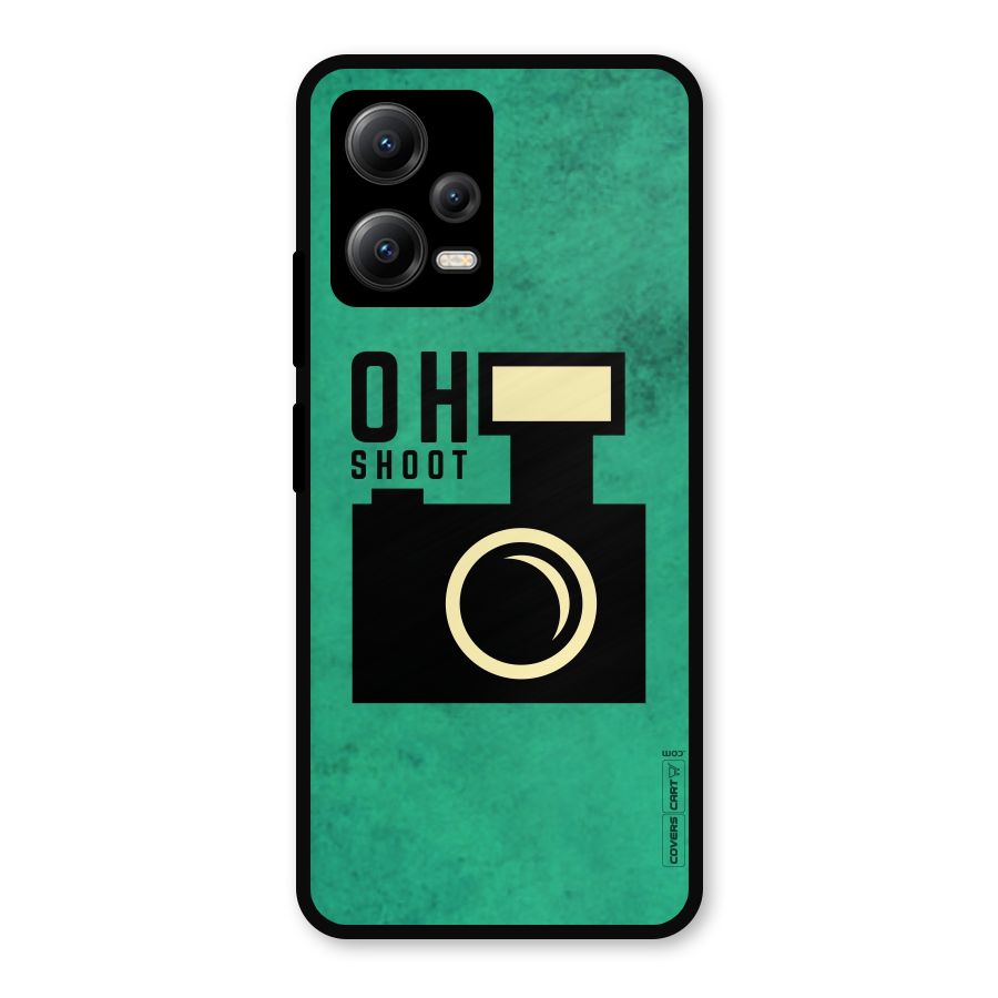 Oh Shoot Metal Back Case for Redmi Note 12 5G