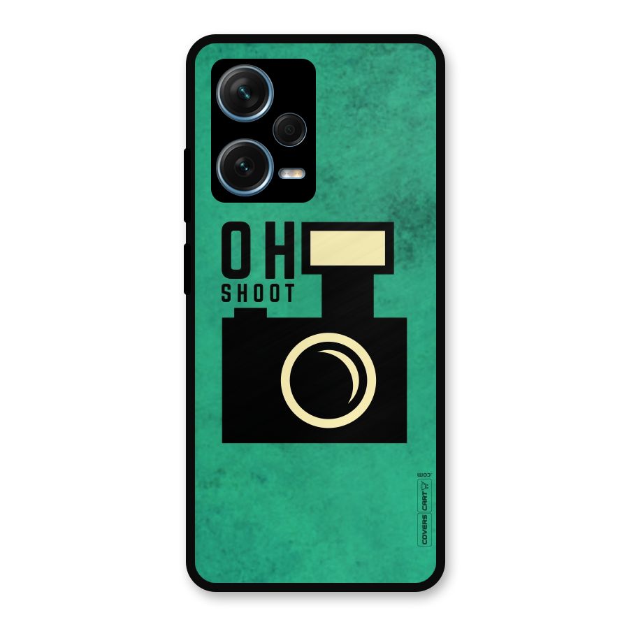 Oh Shoot Metal Back Case for Redmi Note 12 Pro Plus 5G