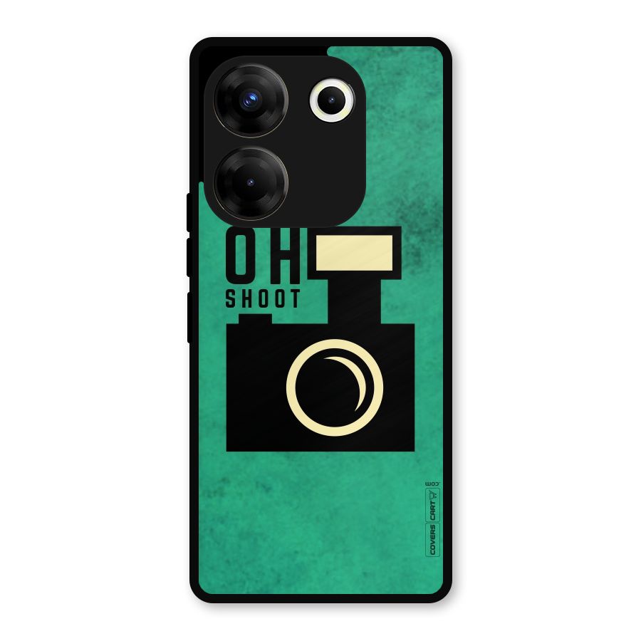 Oh Shoot Metal Back Case for Tecno Camon 20 Pro
