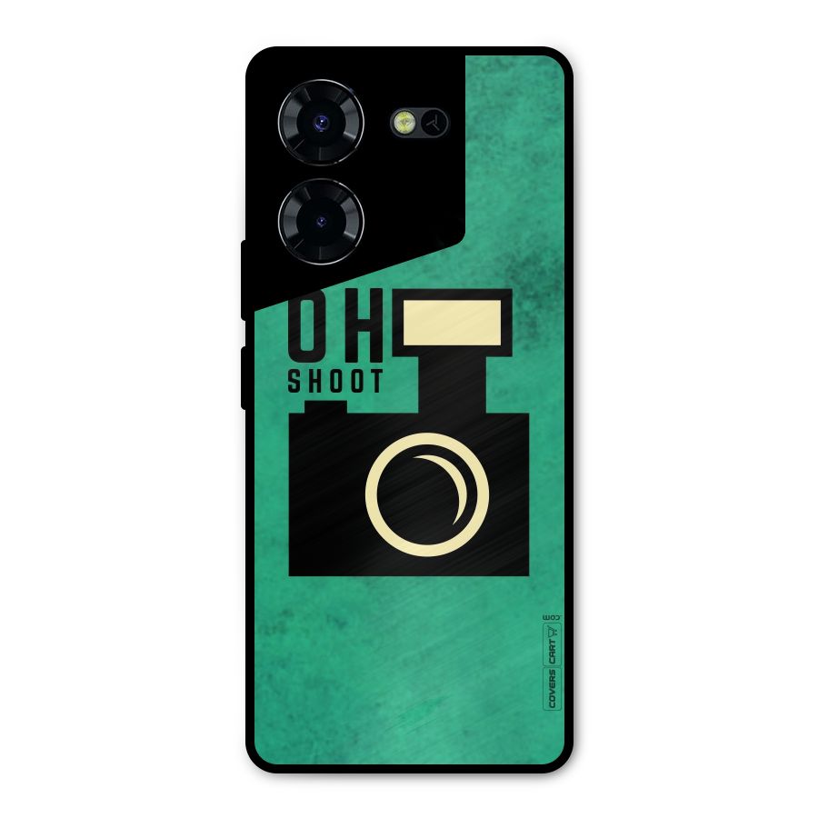 Oh Shoot Metal Back Case for Tecno Pova 5 Pro 5G