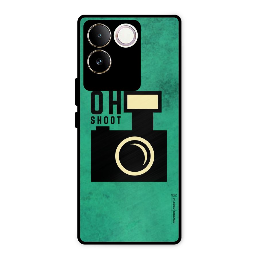 Oh Shoot Metal Back Case for Vivo T2 Pro