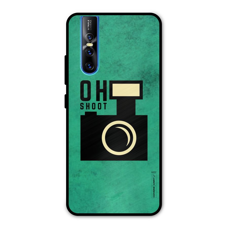 Oh Shoot Metal Back Case for Vivo V15 Pro