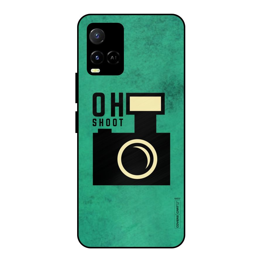 Oh Shoot Metal Back Case for Vivo Y21