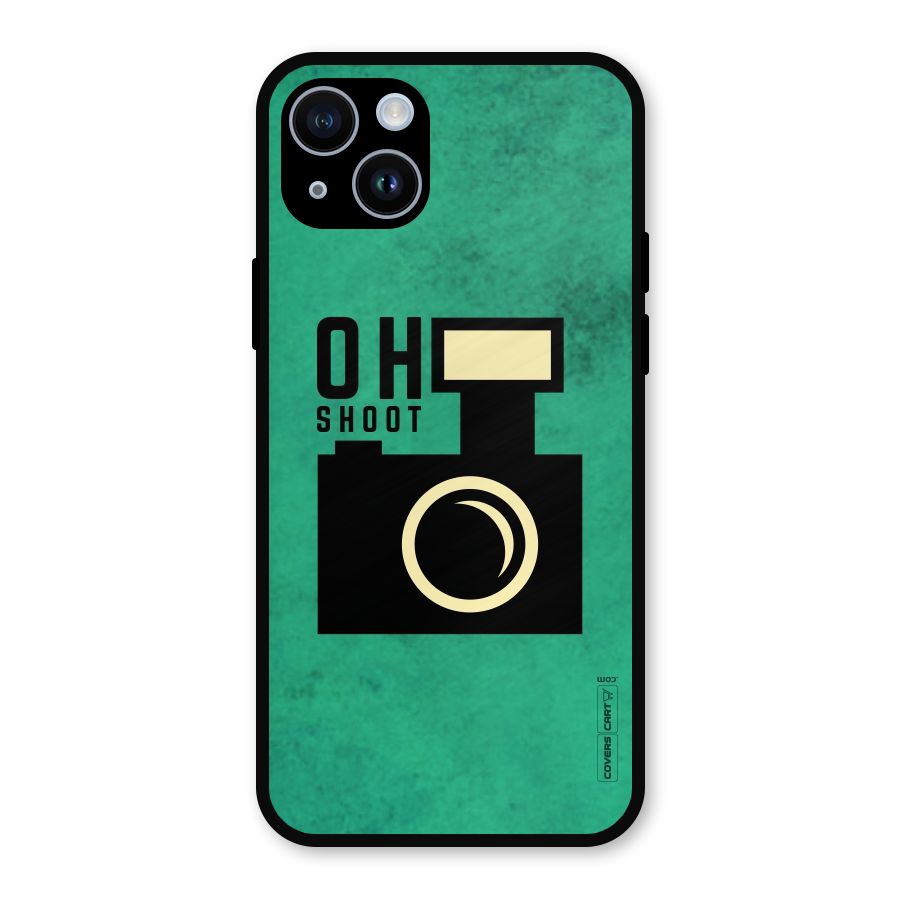 Oh Shoot Metal Back Case for iPhone 14