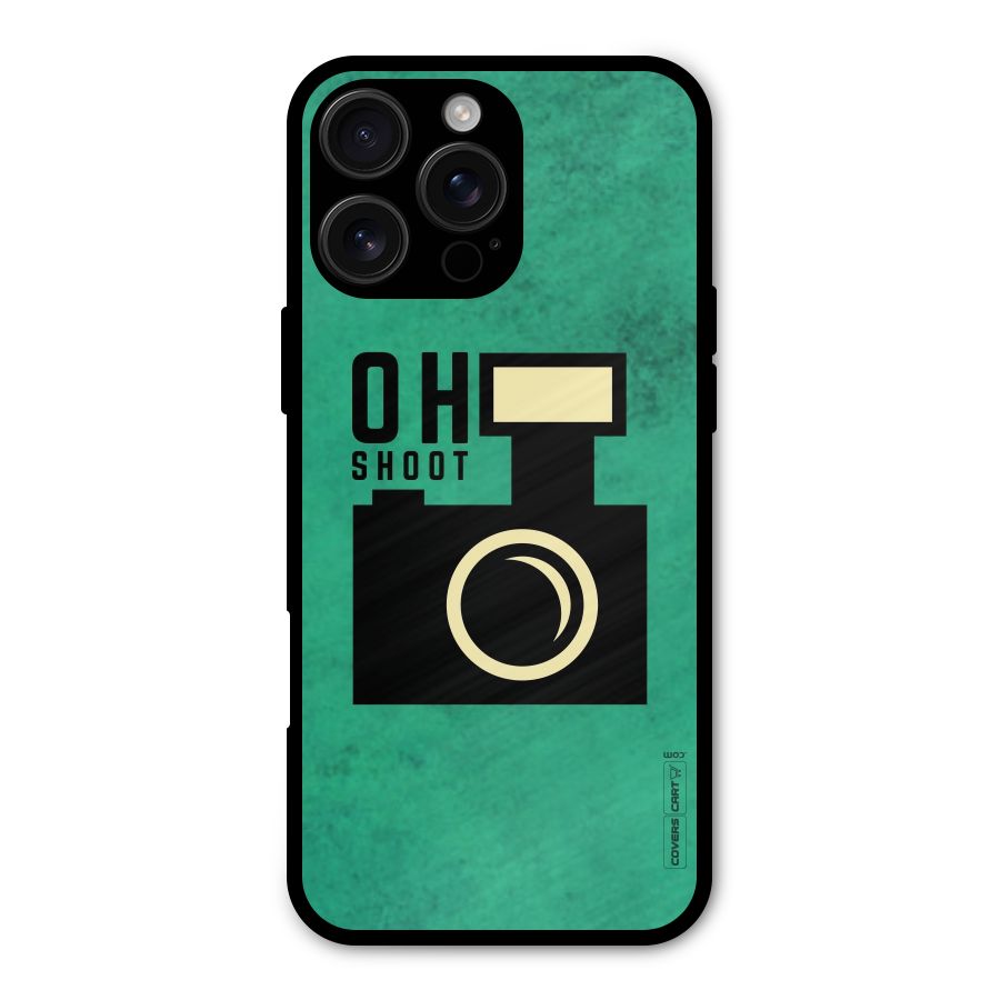Oh Shoot Metal Back Case for iPhone 16 Pro Max