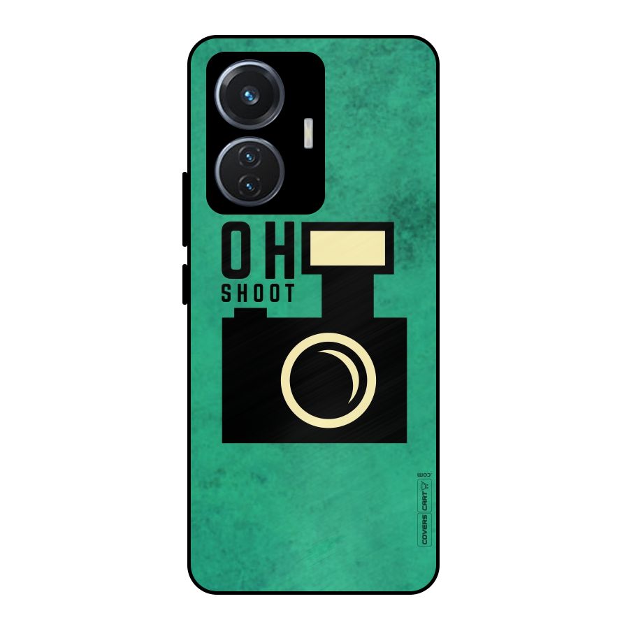 Oh Shoot Metal Back Case for iQOO Z6 44W