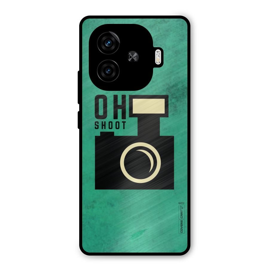 Oh Shoot Metal Back Case for iQOO Z9 Turbo