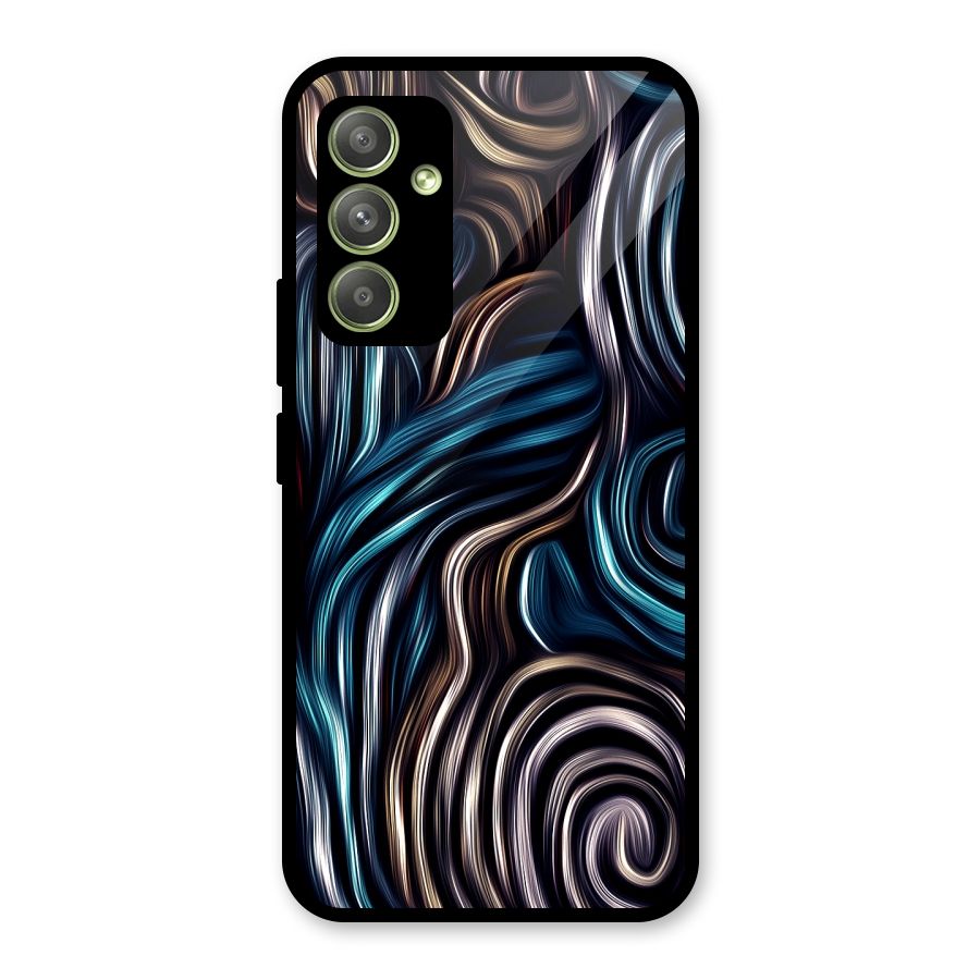 Oil Paint Artwork Glass Back Case for Galaxy A54