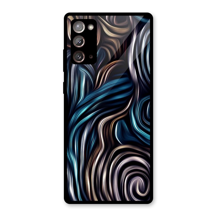 Oil Paint Artwork Glass Back Case for Galaxy Note 20