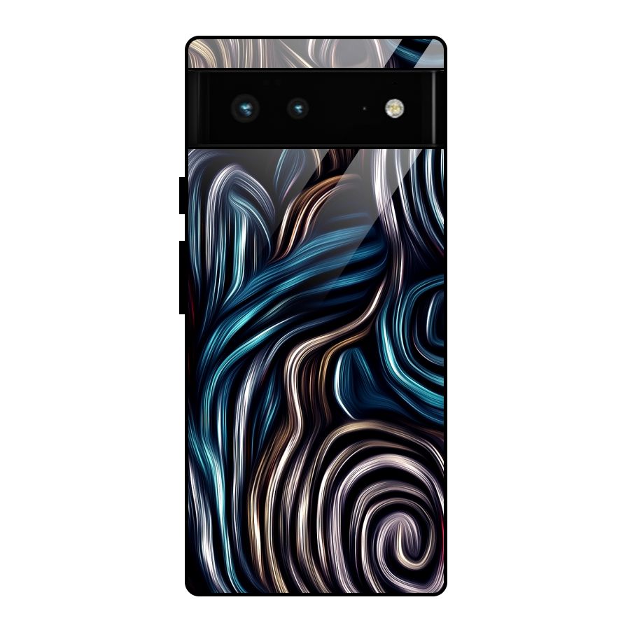 Oil Paint Artwork Glass Back Case for Google Pixel 6