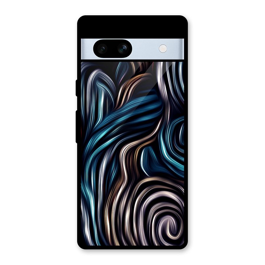 Oil Paint Artwork Glass Back Case for Google Pixel 7a