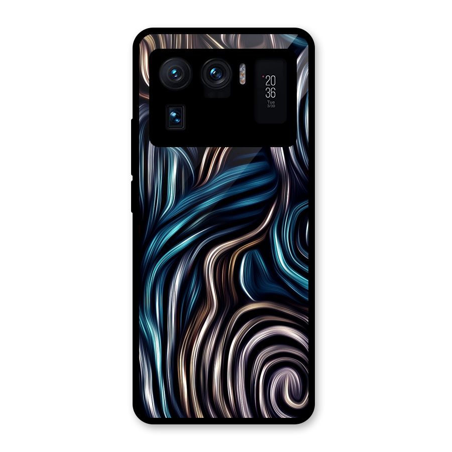 Oil Paint Artwork Glass Back Case for Mi 11 Ultra