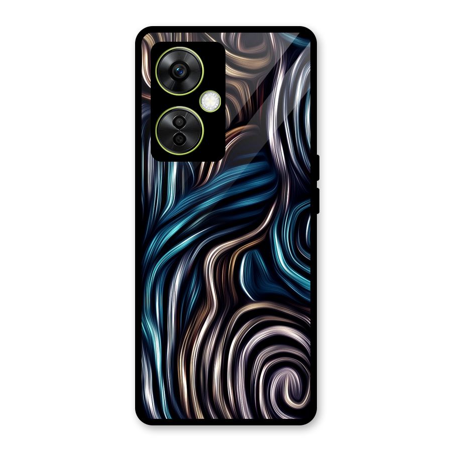 Oil Paint Artwork Glass Back Case for OnePlus Nord CE 3 Lite