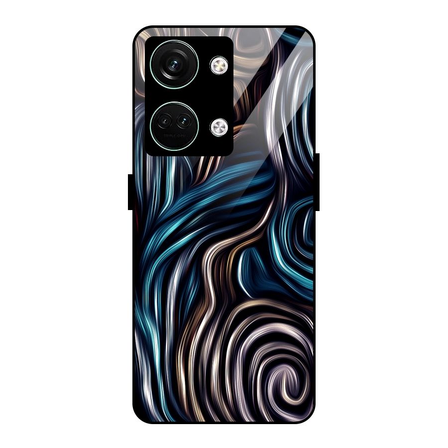 Oil Paint Artwork Glass Back Case for Oneplus Nord 3
