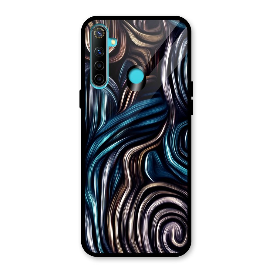 Oil Paint Artwork Glass Back Case for Realme 5i