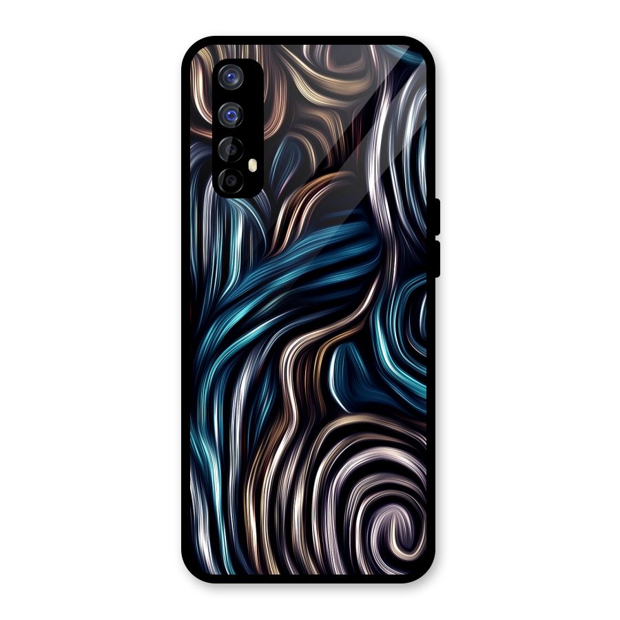 Oil Paint Artwork Glass Back Case for Realme 7