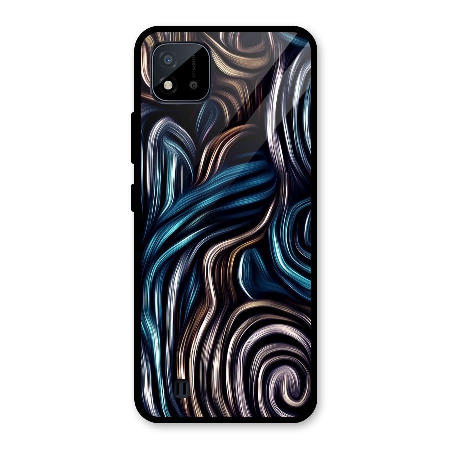 Oil Paint Artwork Glass Back Case for Realme C11 2021
