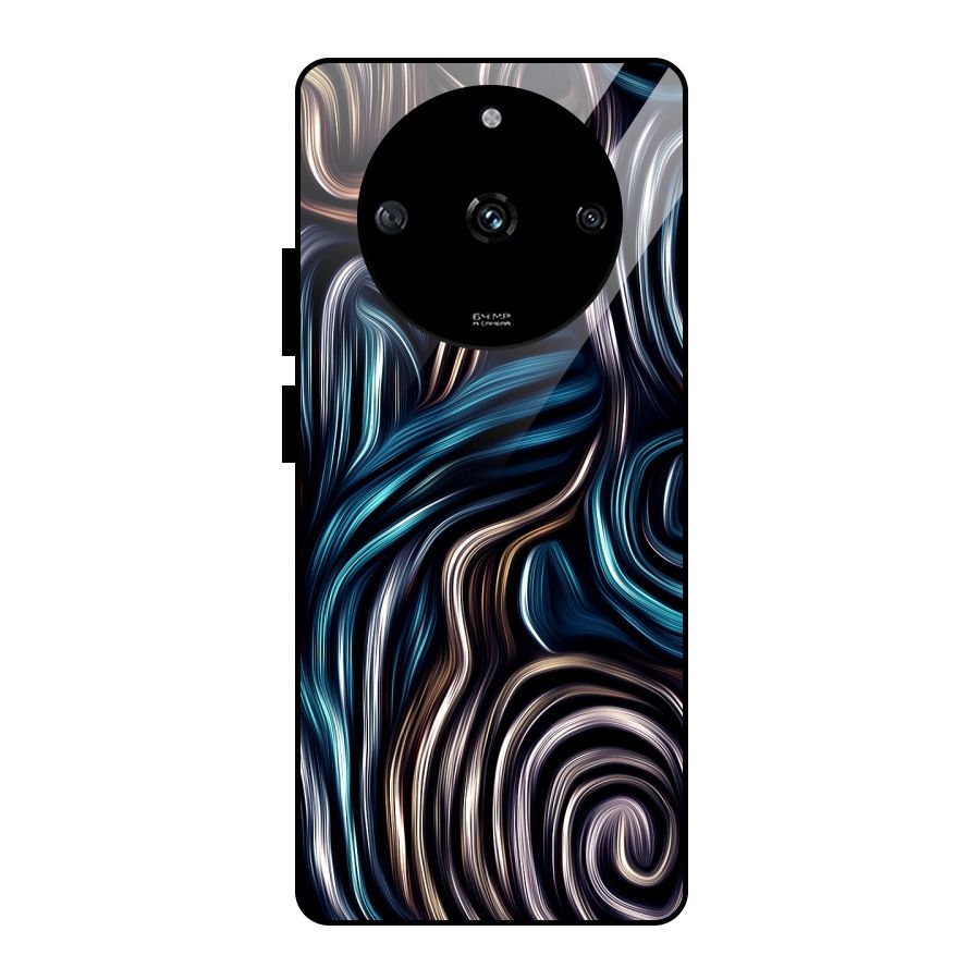 Oil Paint Artwork Glass Back Case for Realme Narzo 60 5G