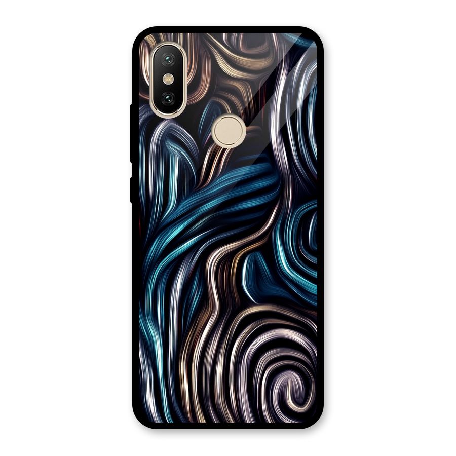 Oil Paint Artwork Glass Back Case for Redmi A2