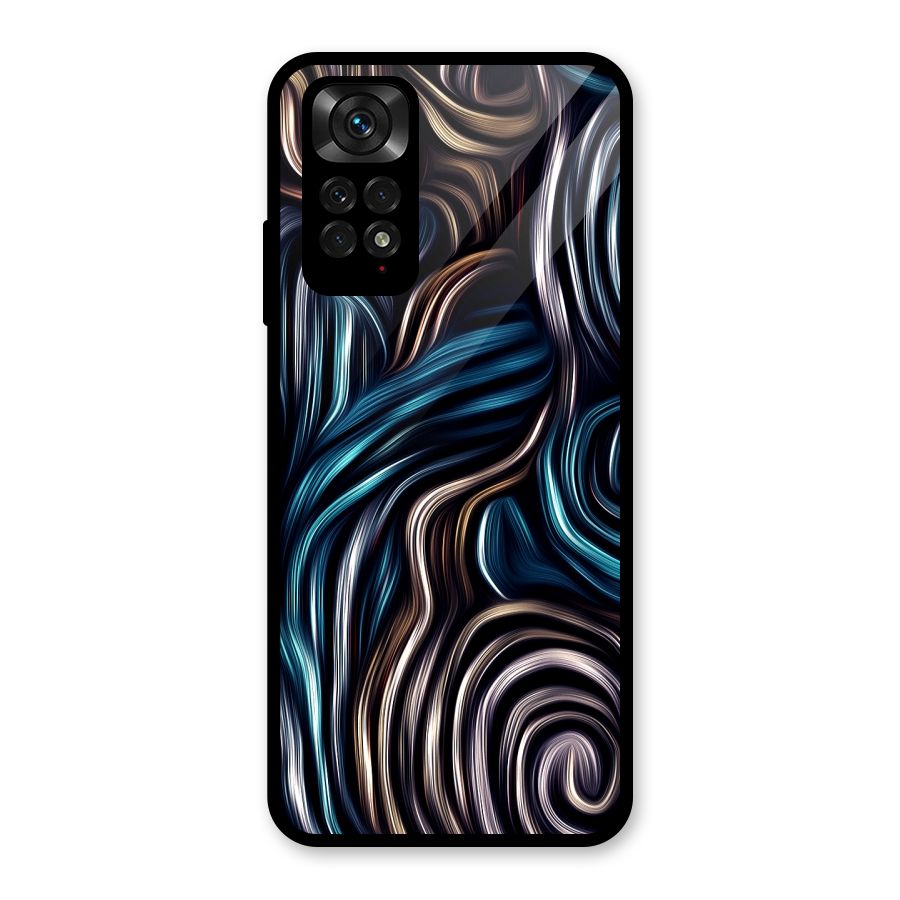 Oil Paint Artwork Glass Back Case for Redmi Note 11S