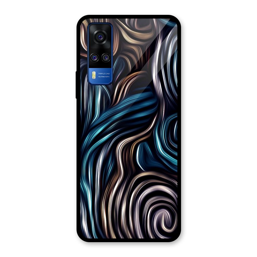 Oil Paint Artwork Glass Back Case for Vivo Y31
