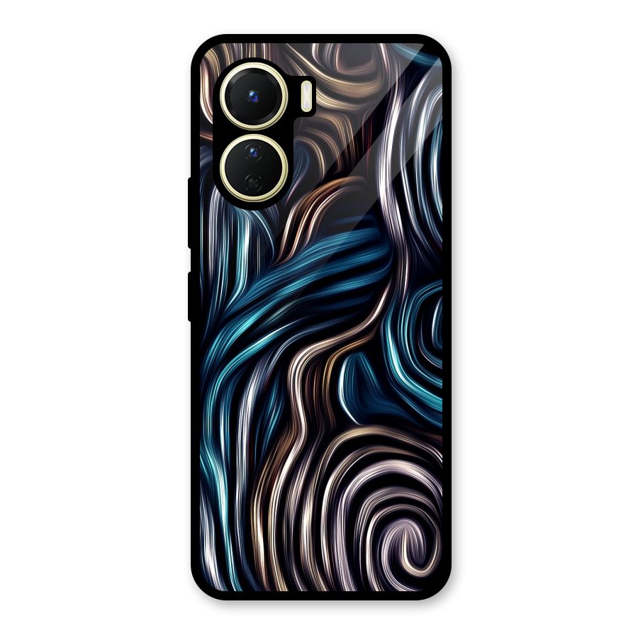 Oil Paint Artwork Glass Back Case for Vivo Y56