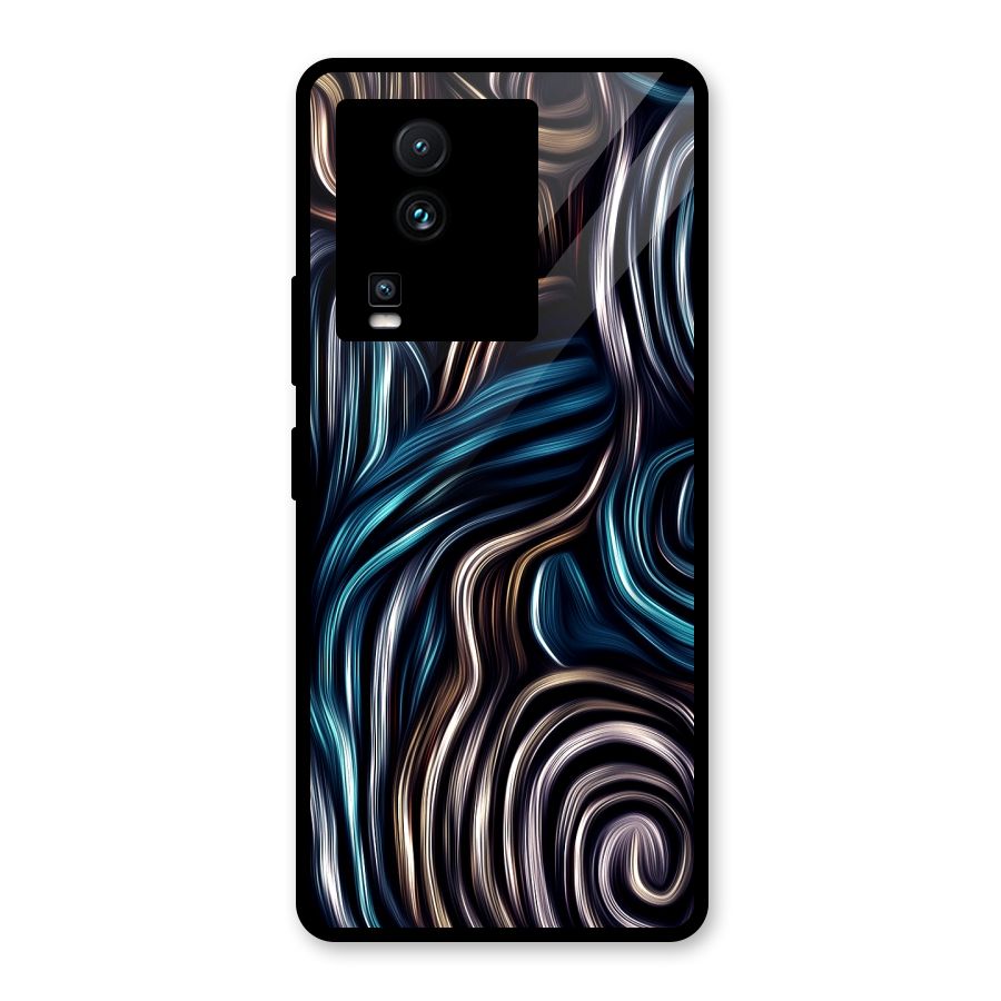 Oil Paint Artwork Glass Back Case for Vivo iQOO Neo 7 Pro