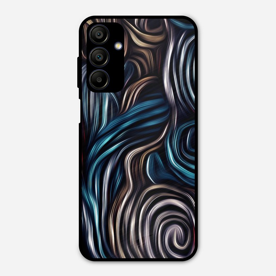Oil Paint Artwork Metal Back Case for Galaxy A15 5G