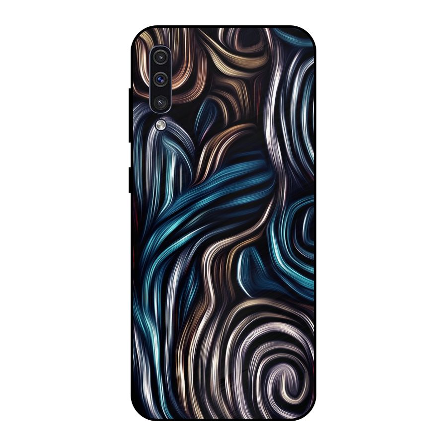 Oil Paint Artwork Metal Back Case for Galaxy A30s