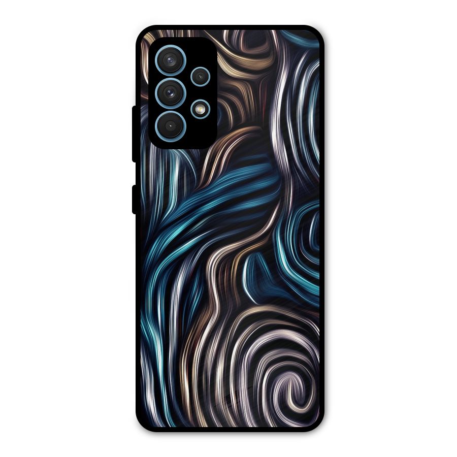 Oil Paint Artwork Metal Back Case for Galaxy A32