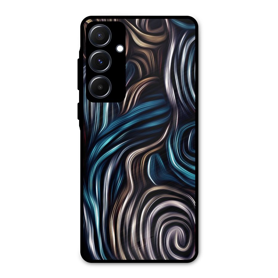Oil Paint Artwork Metal Back Case for Galaxy A55