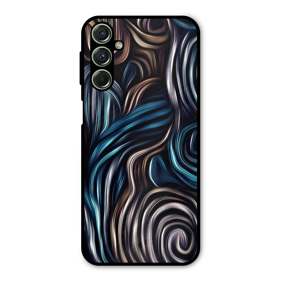 Oil Paint Artwork Metal Back Case for Galaxy F34