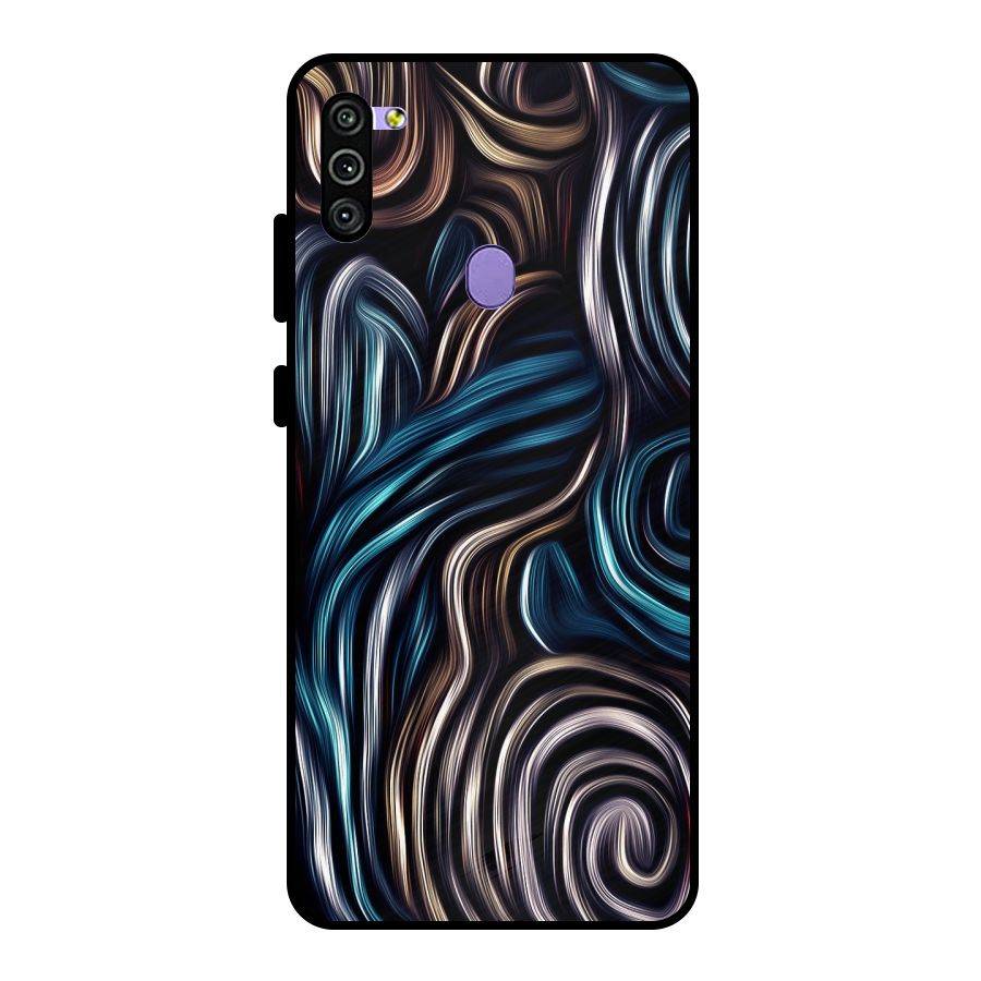 Oil Paint Artwork Metal Back Case for Galaxy M11