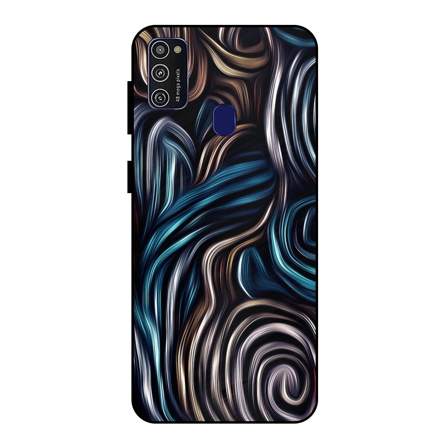 Oil Paint Artwork Metal Back Case for Galaxy M30s