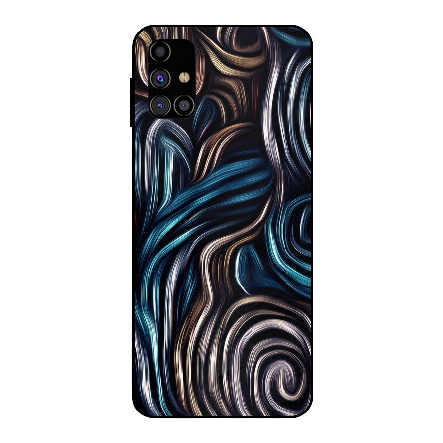 Oil Paint Artwork Metal Back Case for Galaxy M31s