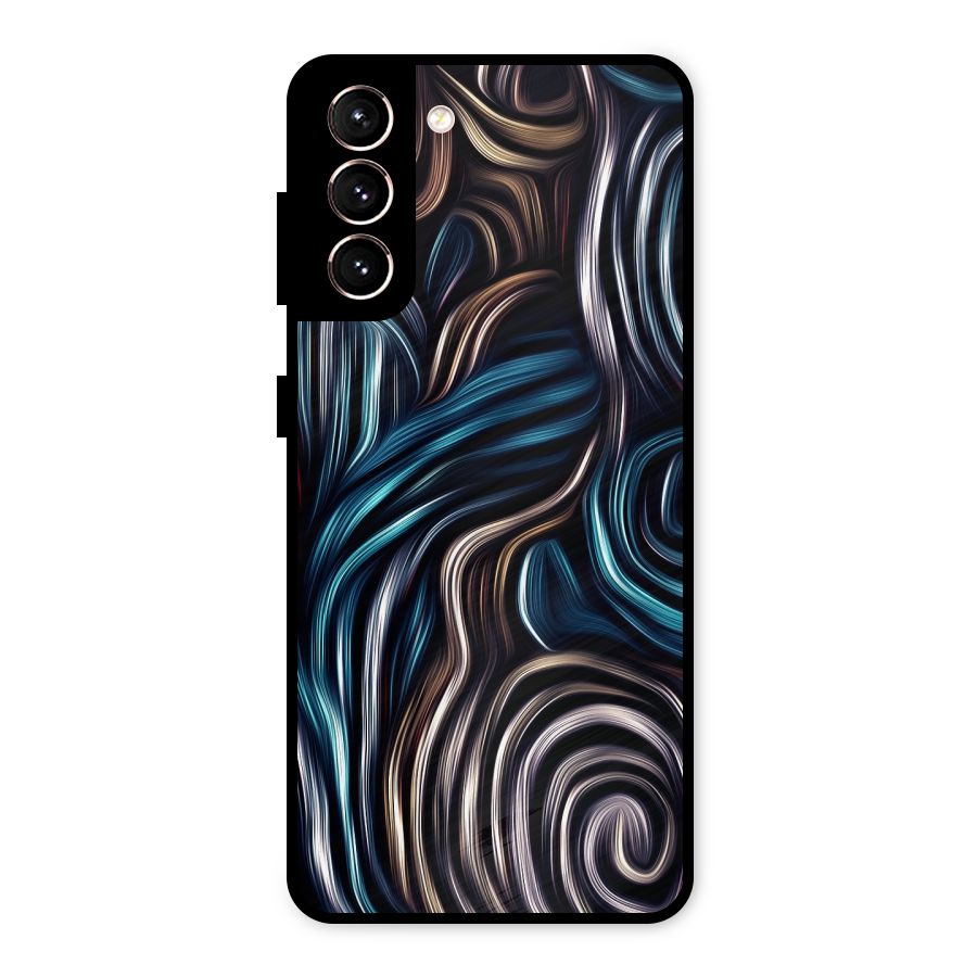 Oil Paint Artwork Metal Back Case for Galaxy S21 5G