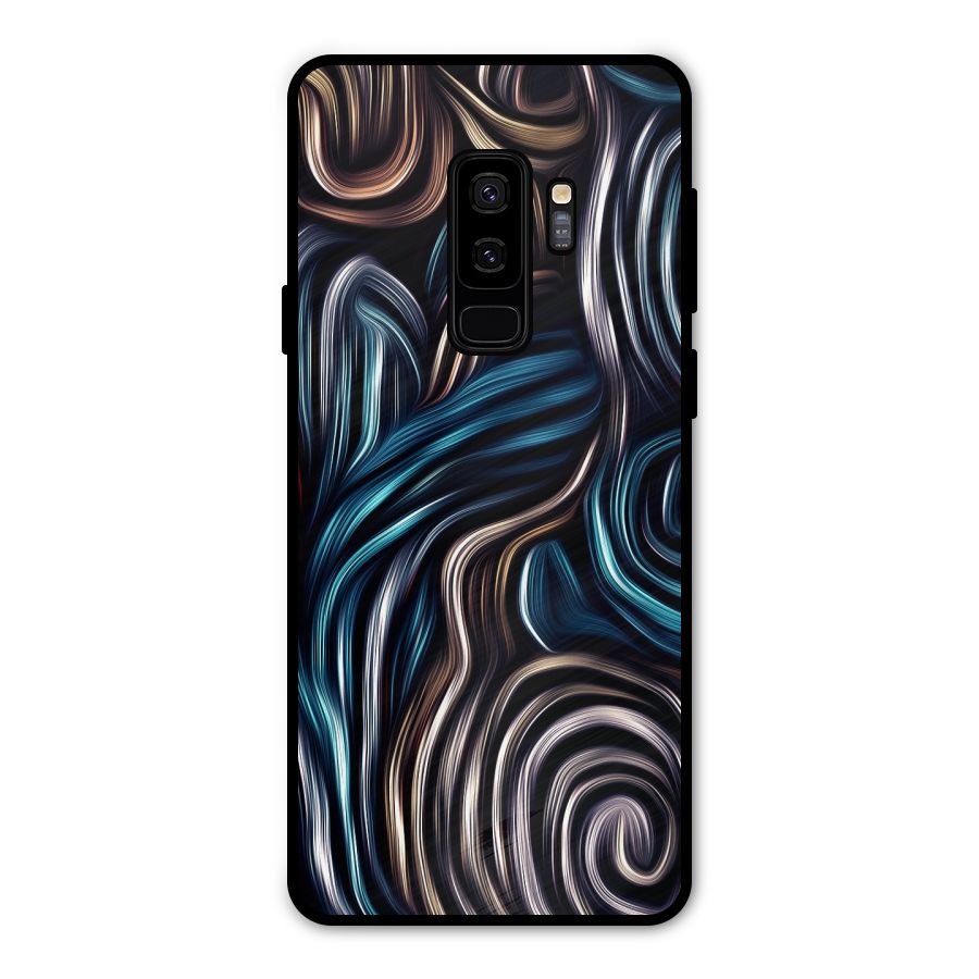 Oil Paint Artwork Metal Back Case for Galaxy S9 Plus