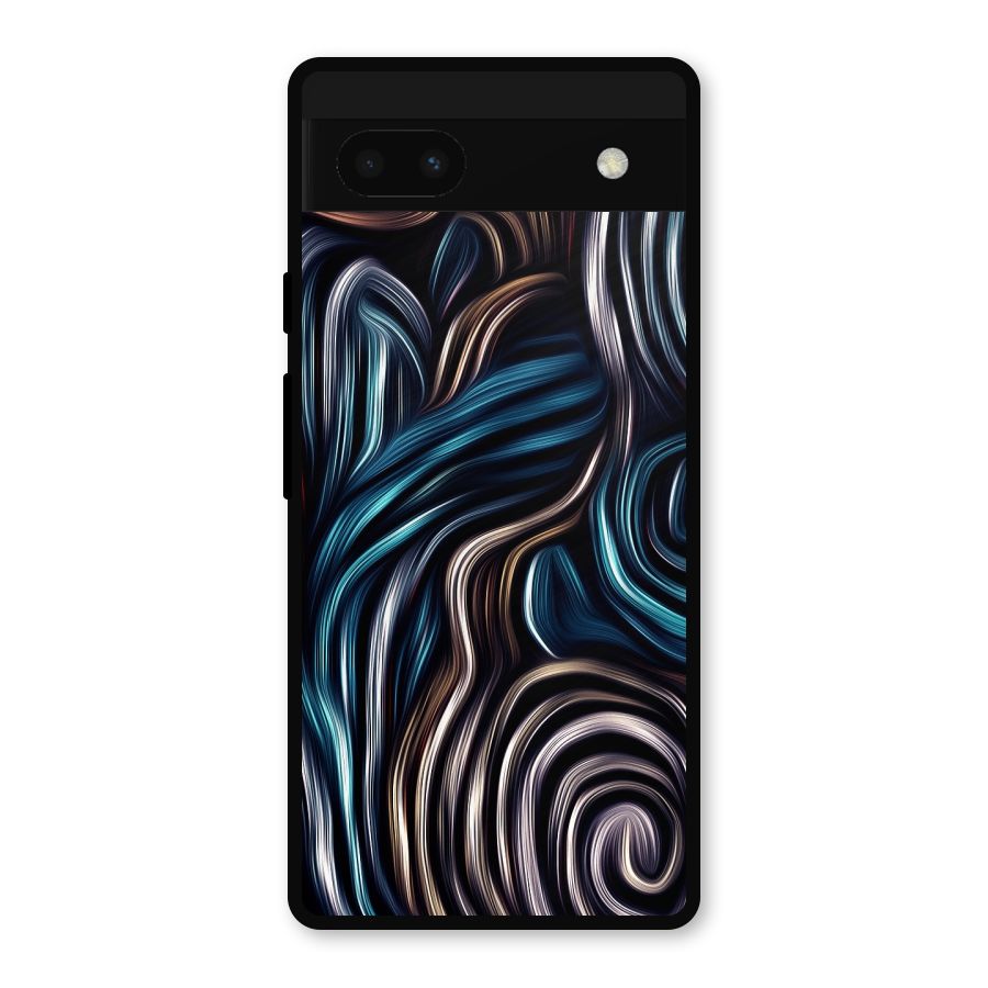 Oil Paint Artwork Metal Back Case for Google Pixel 6a
