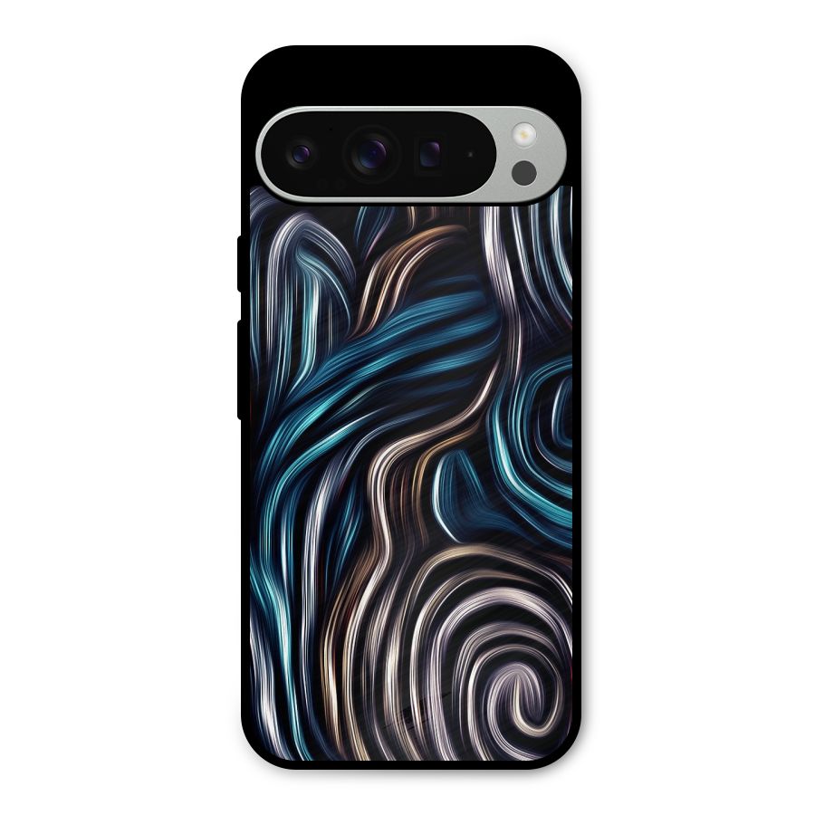 Oil Paint Artwork Metal Back Case for Google Pixel 9 Pro XL