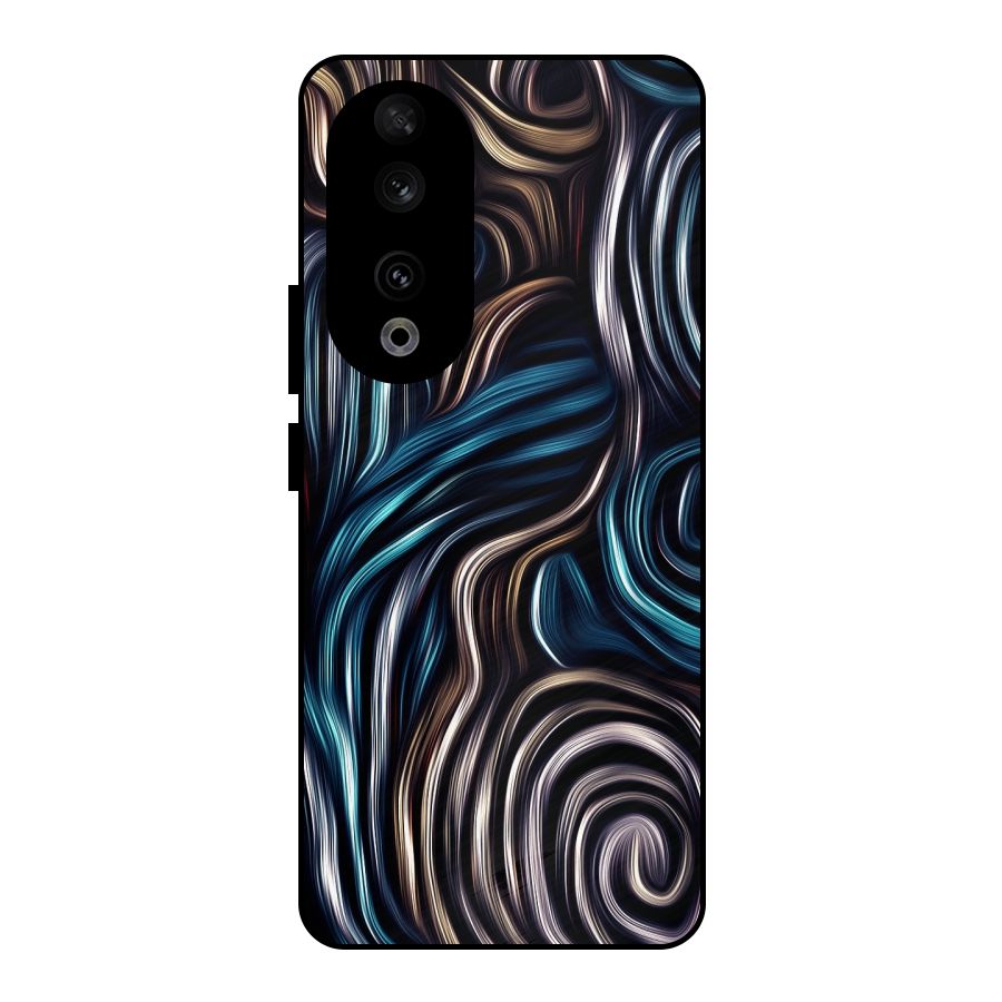 Oil Paint Artwork Metal Back Case for Honor 90