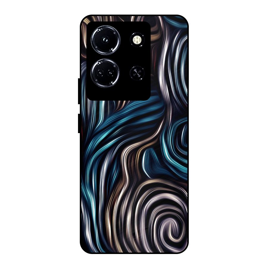 Oil Paint Artwork Metal Back Case for Infinix Note 30 5G