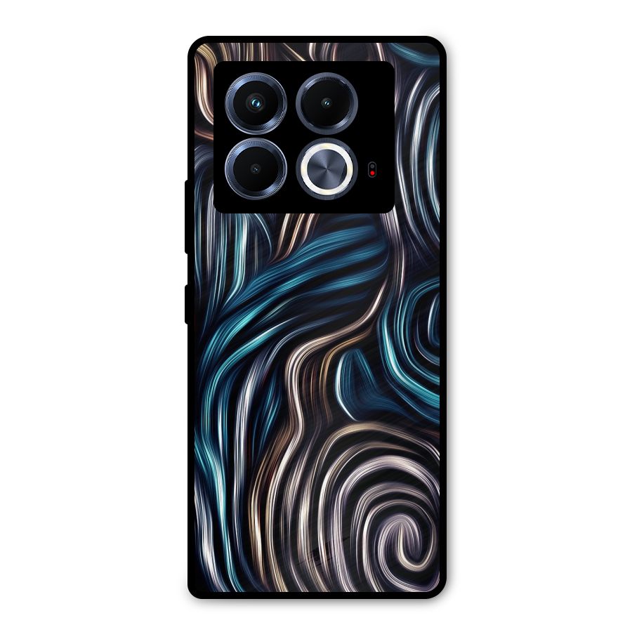 Oil Paint Artwork Metal Back Case for Infinix Note 40 5G